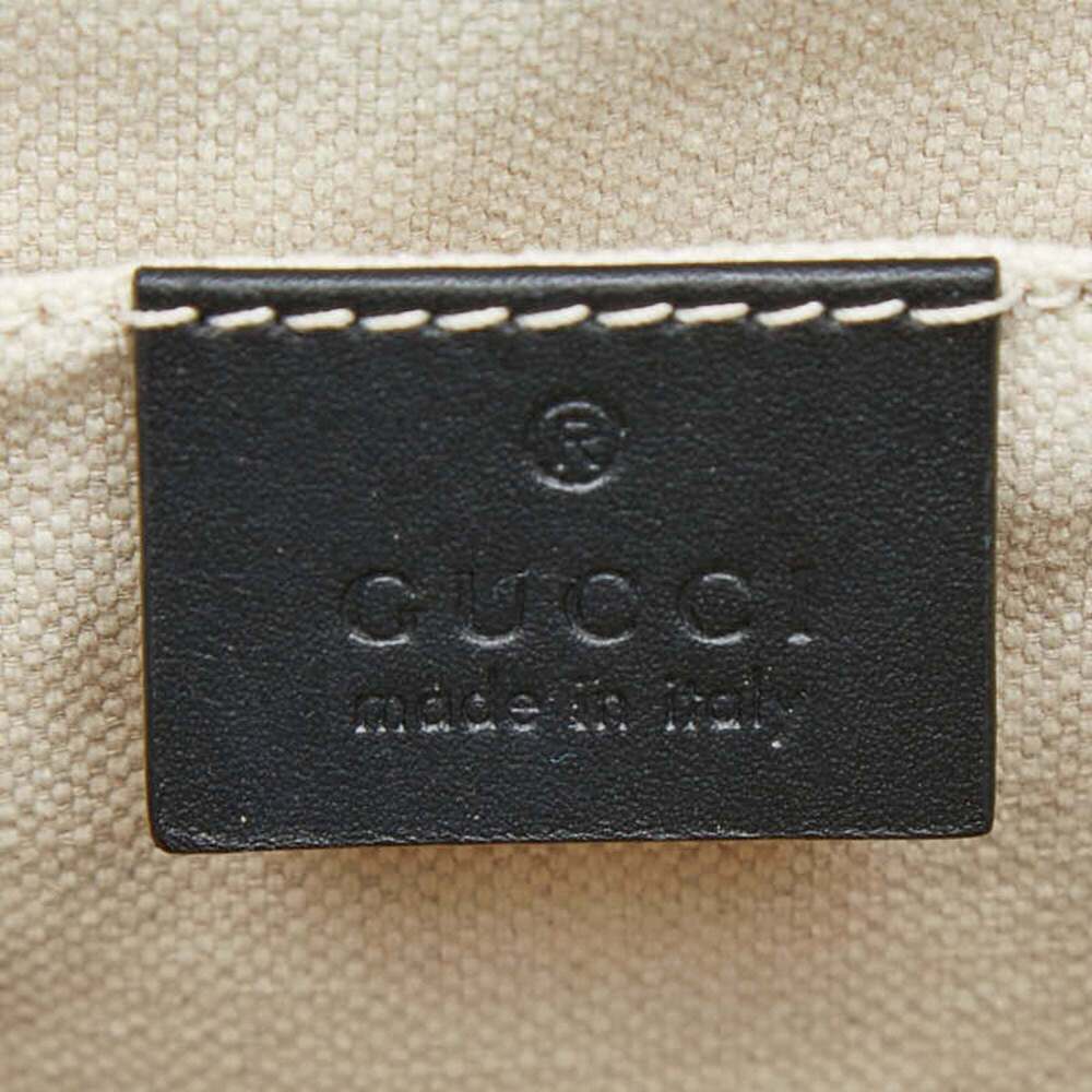 GUCCI Black Leather GG Marmont Backpack - Picture 14 of 14